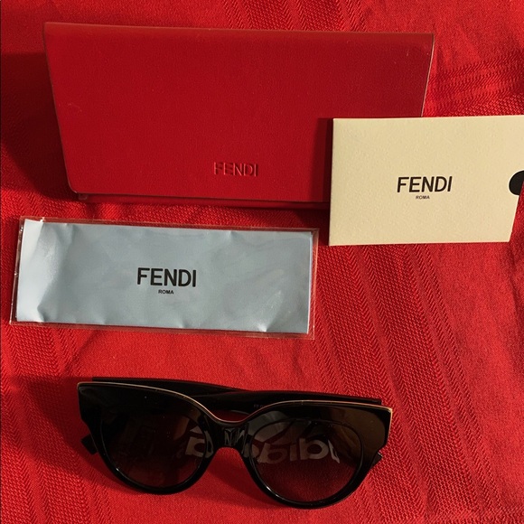 Fendi New Black Sunglasses FF0360/G/S main image 12